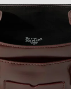 11 Inch Vegan Messenger Bag in Cherry Red