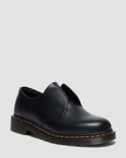 1461 Laceless Smooth Leather Shoes in Black