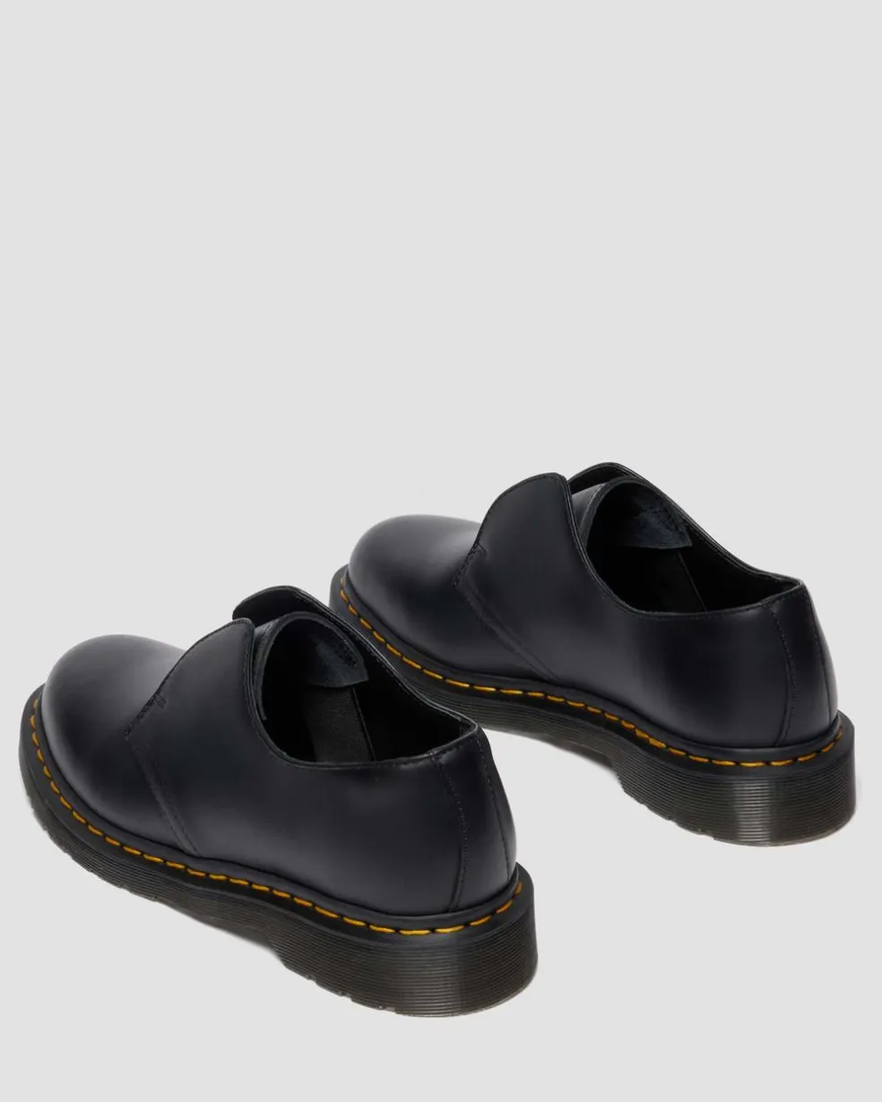 1461 Laceless Smooth Leather Shoes in Black