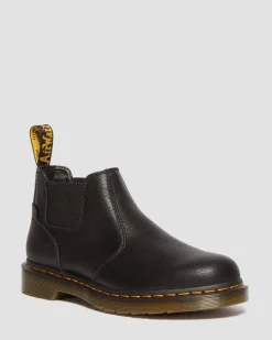 2976 Lo Rogue Leather Chelsea Boots in Black