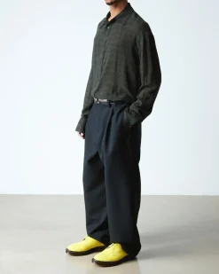 1461 Made in England Buck Suede Oxford Shoes in Yellow