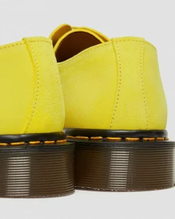 1461 Made in England Buck Suede Oxford Shoes in Yellow