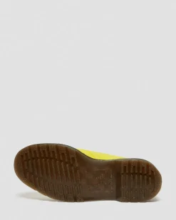 1461 Made in England Buck Suede Oxford Shoes in Yellow
