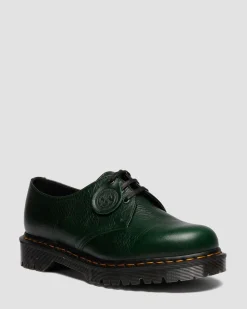 1461 Made in England Buckingham Leather Shoes in Dms Green
