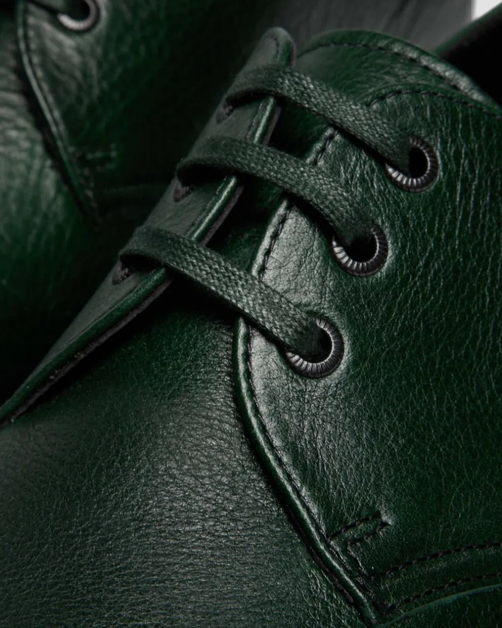 1461 Made in England Buckingham Leather Shoes in Dms Green