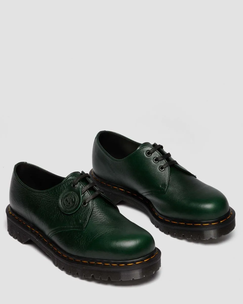 1461 Made in England Buckingham Leather Shoes in Dms Green