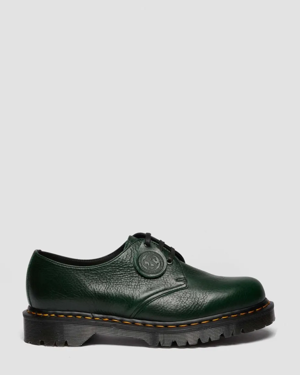 1461 Made in England Buckingham Leather Shoes in Dms Green