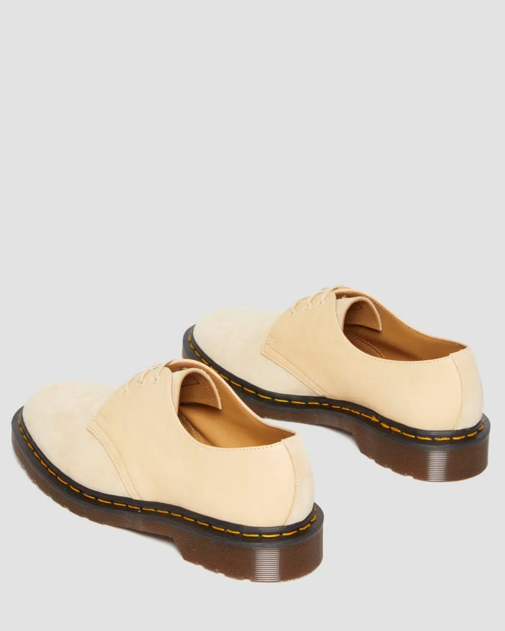 1461 Made in England Suede Oxford Shoes in Mustard