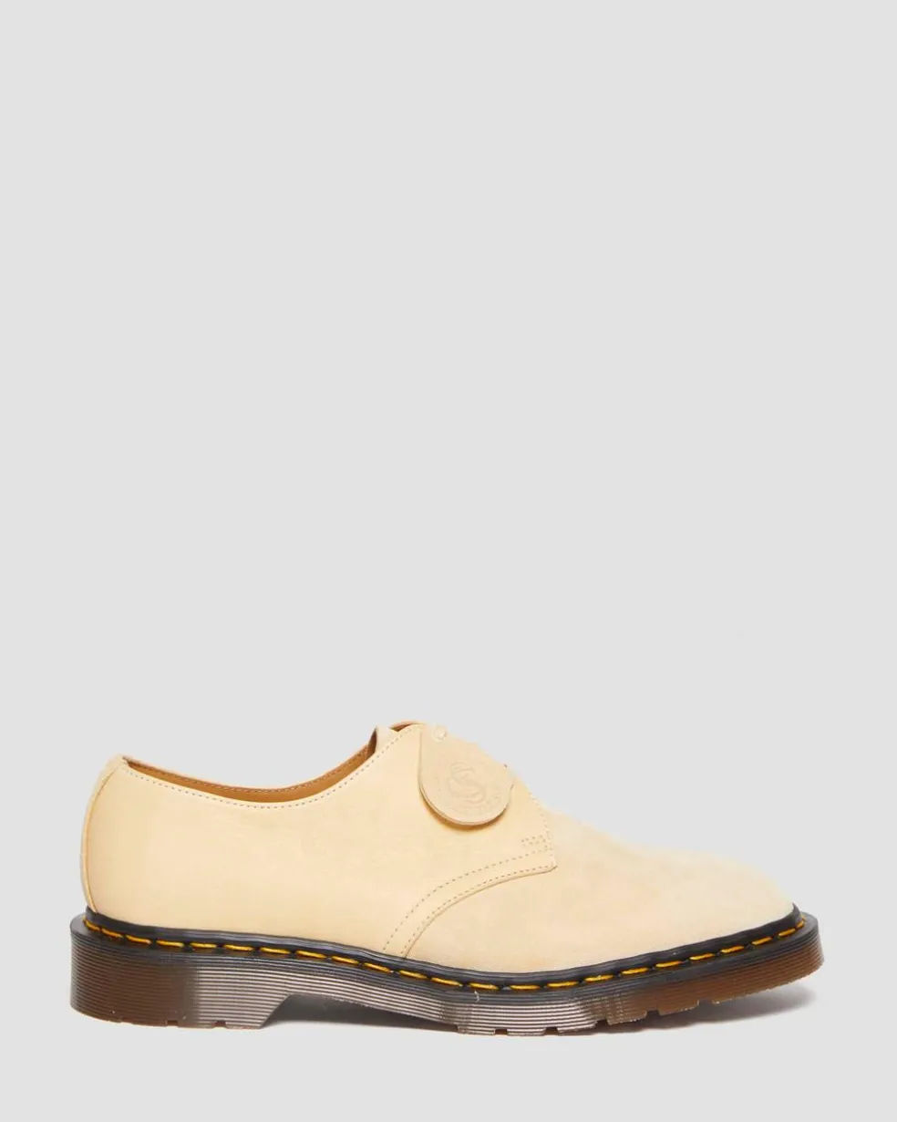 1461 Made in England Suede Oxford Shoes in Mustard