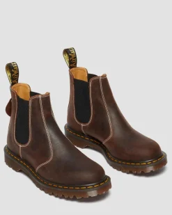 2976 Made in England Wax Commander Chelsea Boots in Brown
