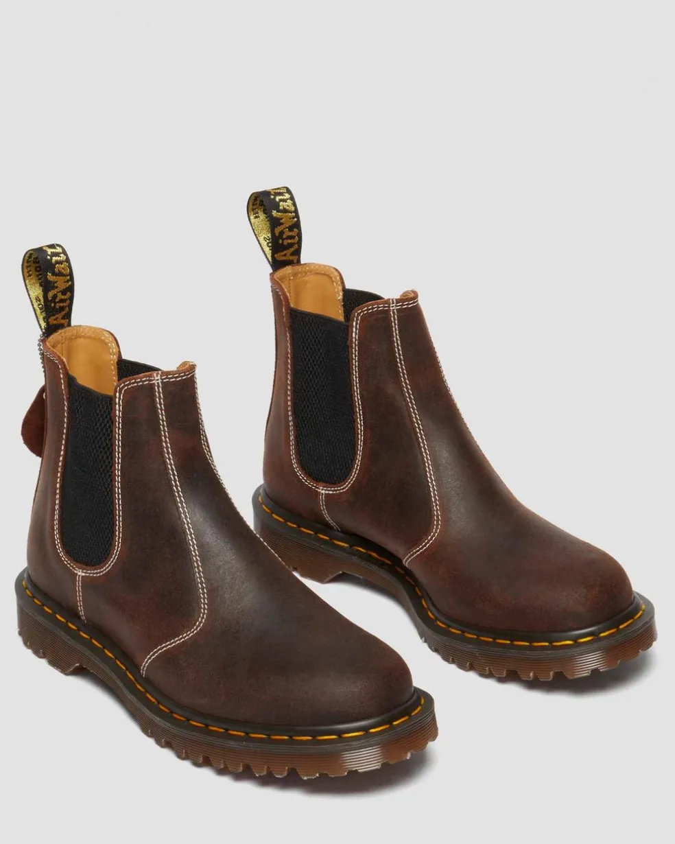 2976 Made in England Wax Commander Chelsea Boots in Brown