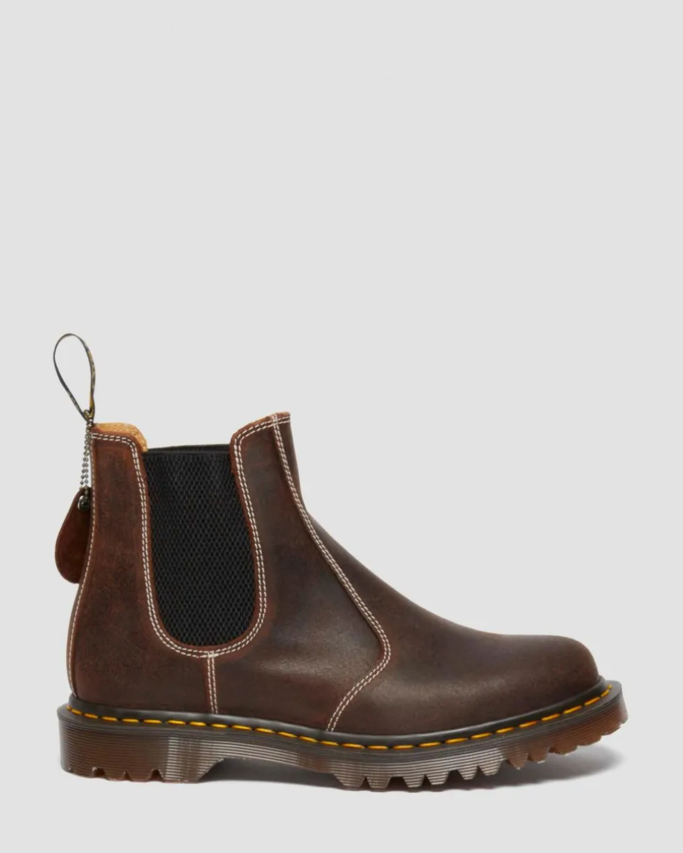 2976 Made in England Wax Commander Chelsea Boots in Brown