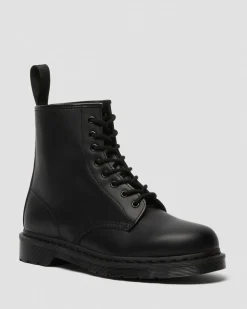1460 Mono Smooth Leather Lace Up Boots in Black