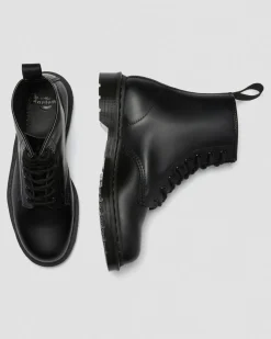 1460 Mono Smooth Leather Lace Up Boots in Black