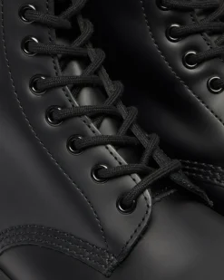 1460 Mono Smooth Leather Lace Up Boots in Black