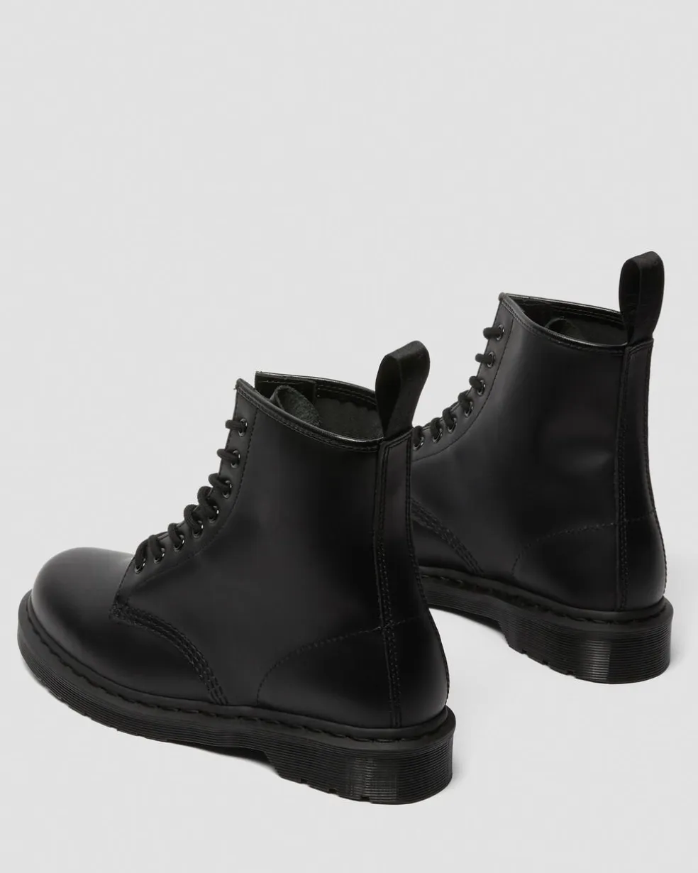 1460 Mono Smooth Leather Lace Up Boots in Black