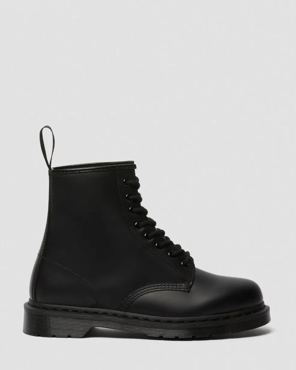 1460 Mono Smooth Leather Lace Up Boots in Black