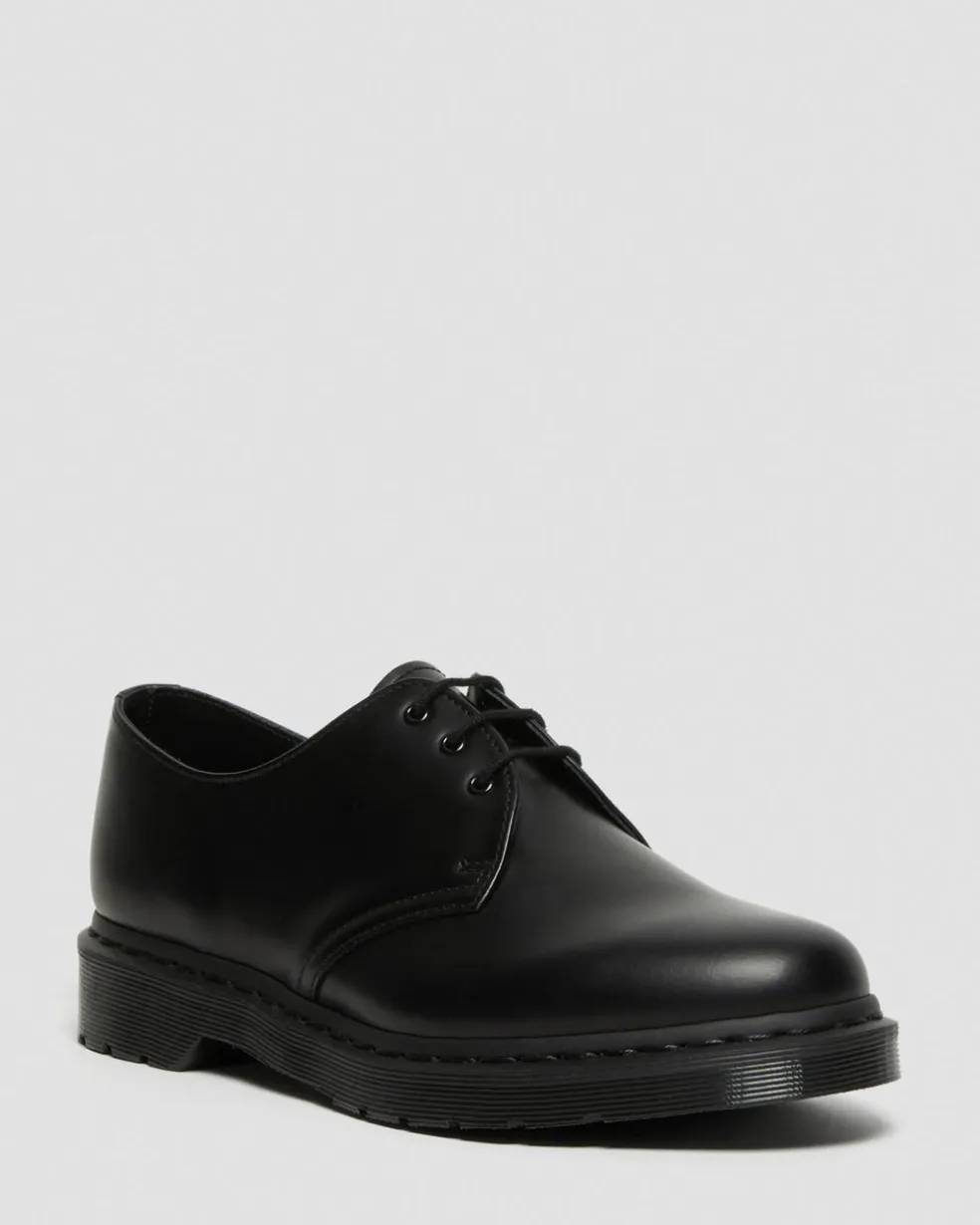 1461 Mono Smooth Leather Oxford Shoes in Black