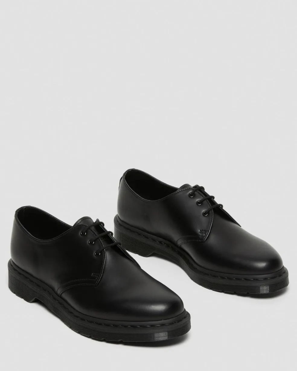 1461 Mono Smooth Leather Oxford Shoes in Black