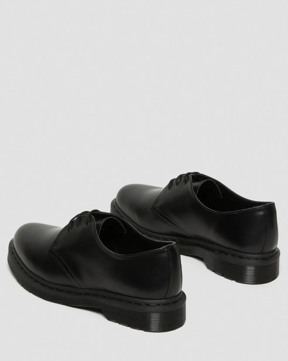 1461 Mono Smooth Leather Oxford Shoes in Black