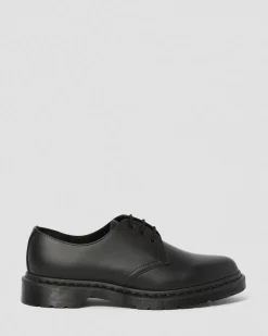 1461 Mono Smooth Leather Oxford Shoes in Black