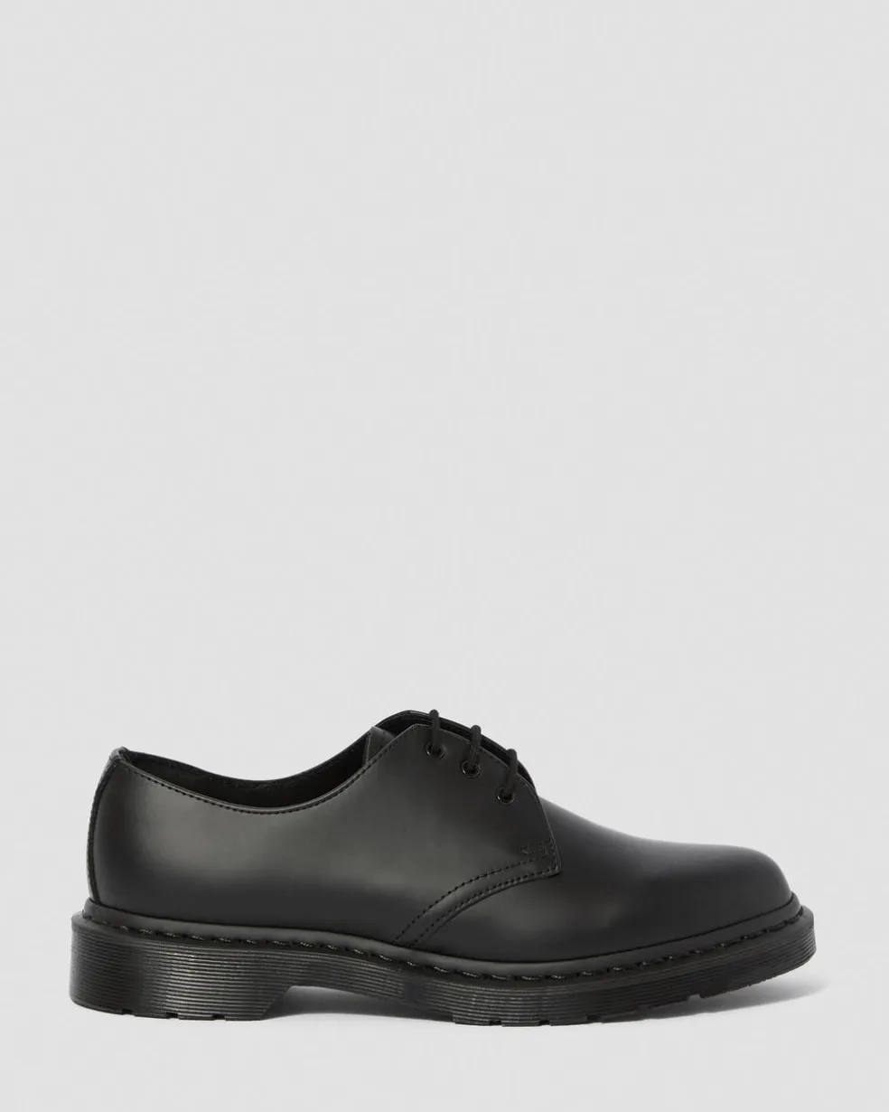 1461 Mono Smooth Leather Oxford Shoes in Black