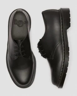 1461 Mono Smooth Leather Oxford Shoes in Black