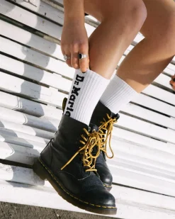 1460 Pascal Virginia leather boots in Black