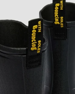 1460 Rain Waterproof Boots in Black Pvc