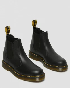 2976 Slip Resistant Leather Chelsea Boots in Black