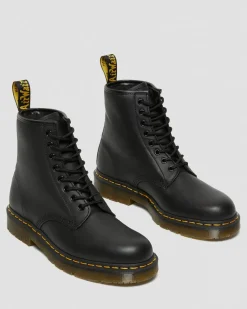 1460 Slip Resistant Leather Lace Up Boots in Black