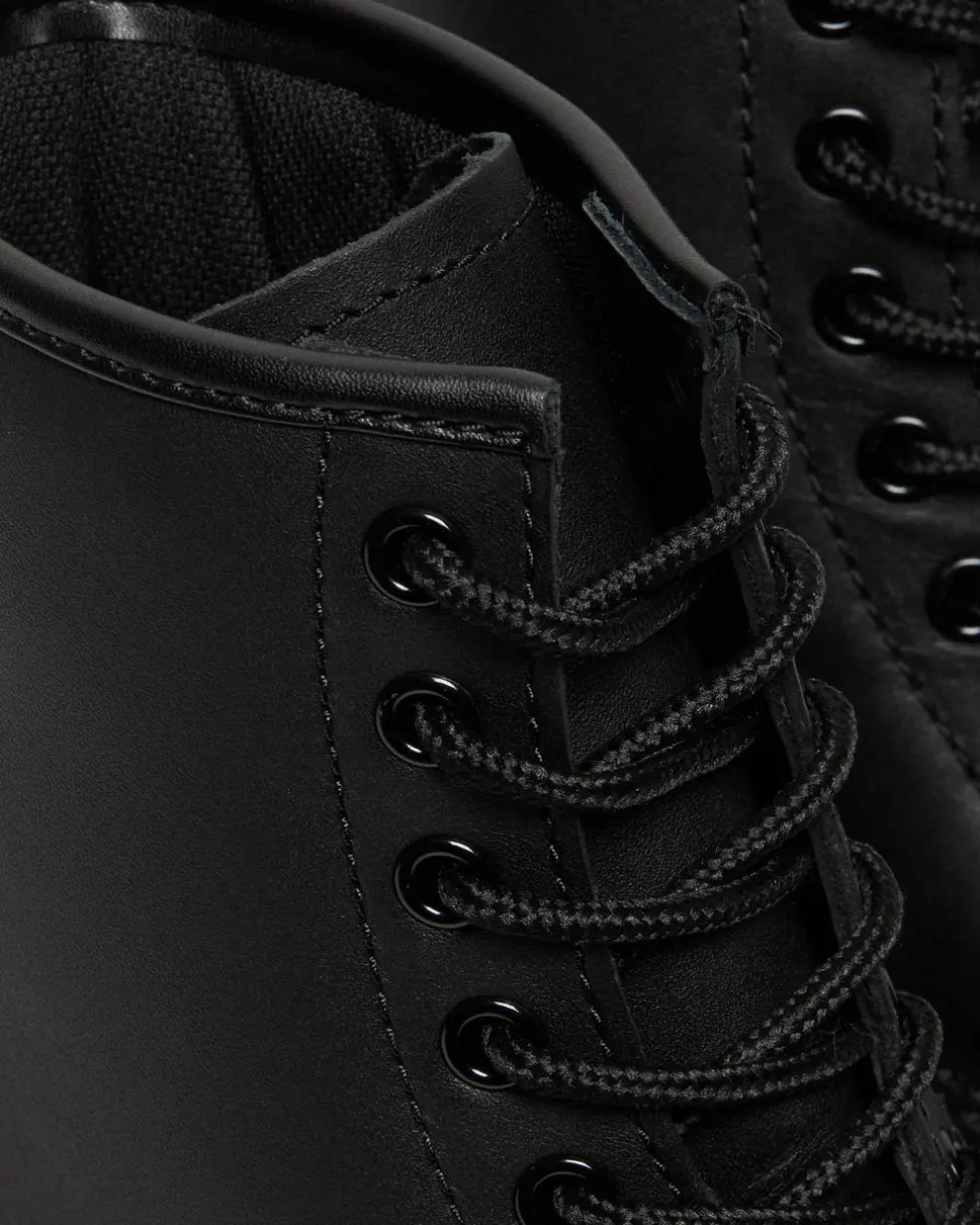1460 Slip Resistant Leather Lace Up Boots in Black