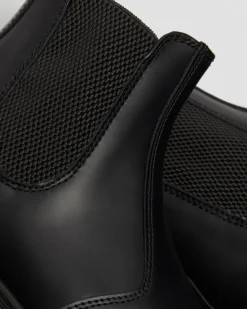 2976 Smooth Leather Chelsea Boots in Black