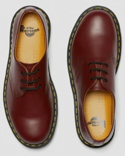 1461 Smooth Leather Oxford Shoes in Cherry Red