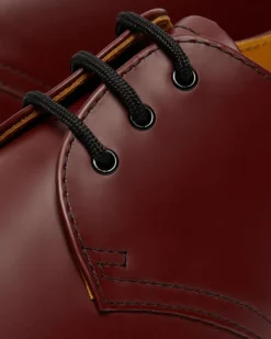 1461 Smooth Leather Oxford Shoes in Cherry Red