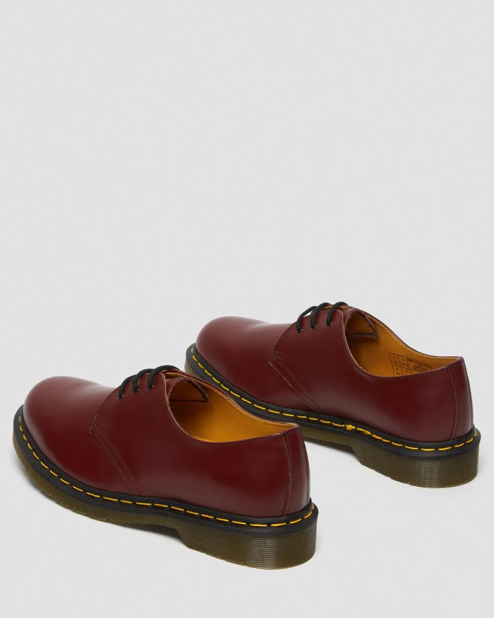 1461 Smooth Leather Oxford Shoes in Cherry Red