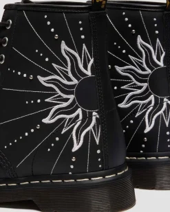 1460 Solar Flare Reclaimed Leather Boots in Black