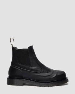 2976 SUB LEATHER CHELSEA BOOTS in Black