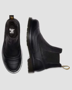2976 SUB LEATHER CHELSEA BOOTS in Black