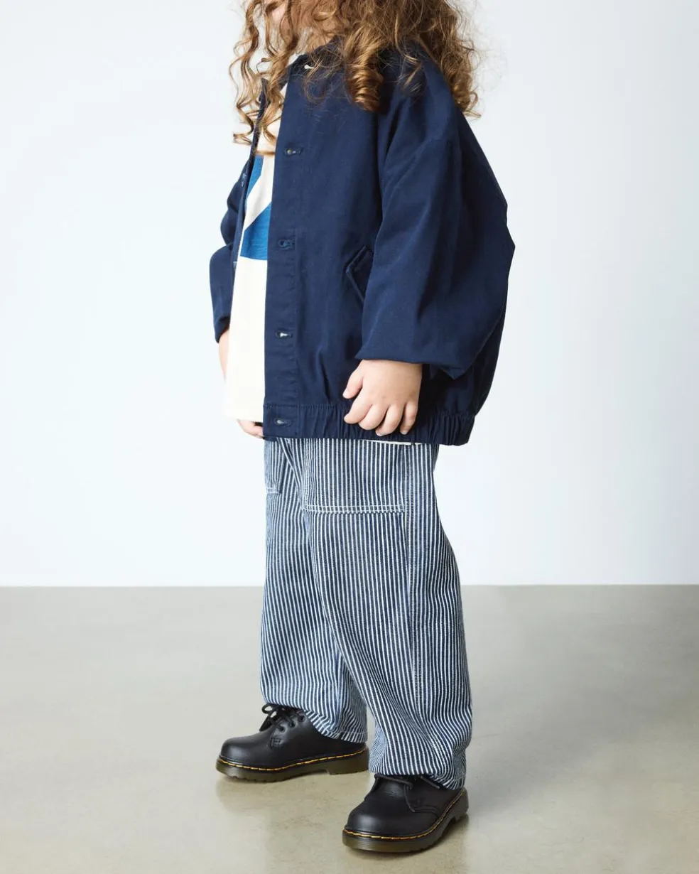 1461 Toddler Softy T Leather Oxford Shoes in Black