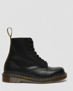 1460 Vintage Made in England Lace Up Boots in Black
