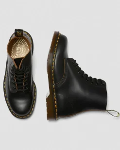 1460 Vintage Made in England Lace Up Boots in Black