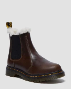 2976 Women's Faux Fur Lined Chelsea Boots in Khaki