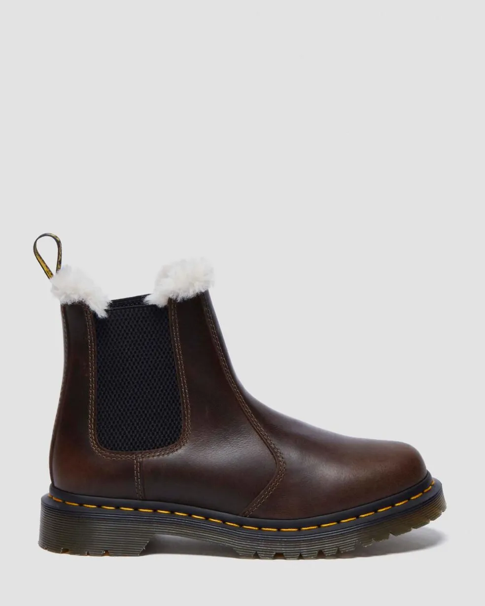 2976 Women's Faux Fur Lined Chelsea Boots in Khaki