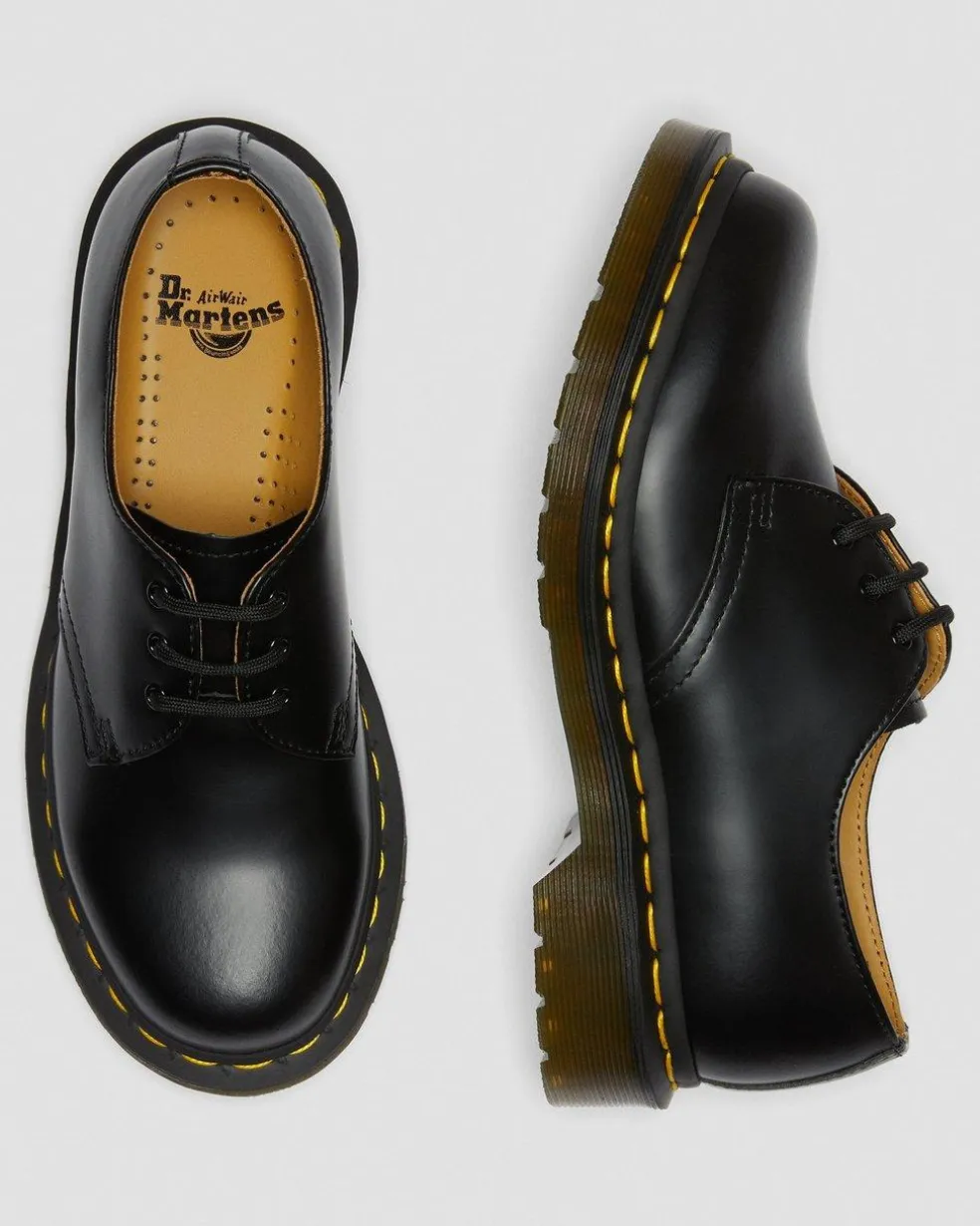1461 Women's Smooth Leather Oxford Shoes in Black