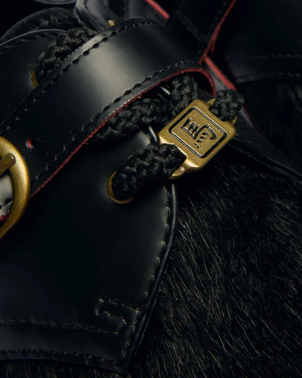 1461 Year Of The Horse Leather Shoes in Black