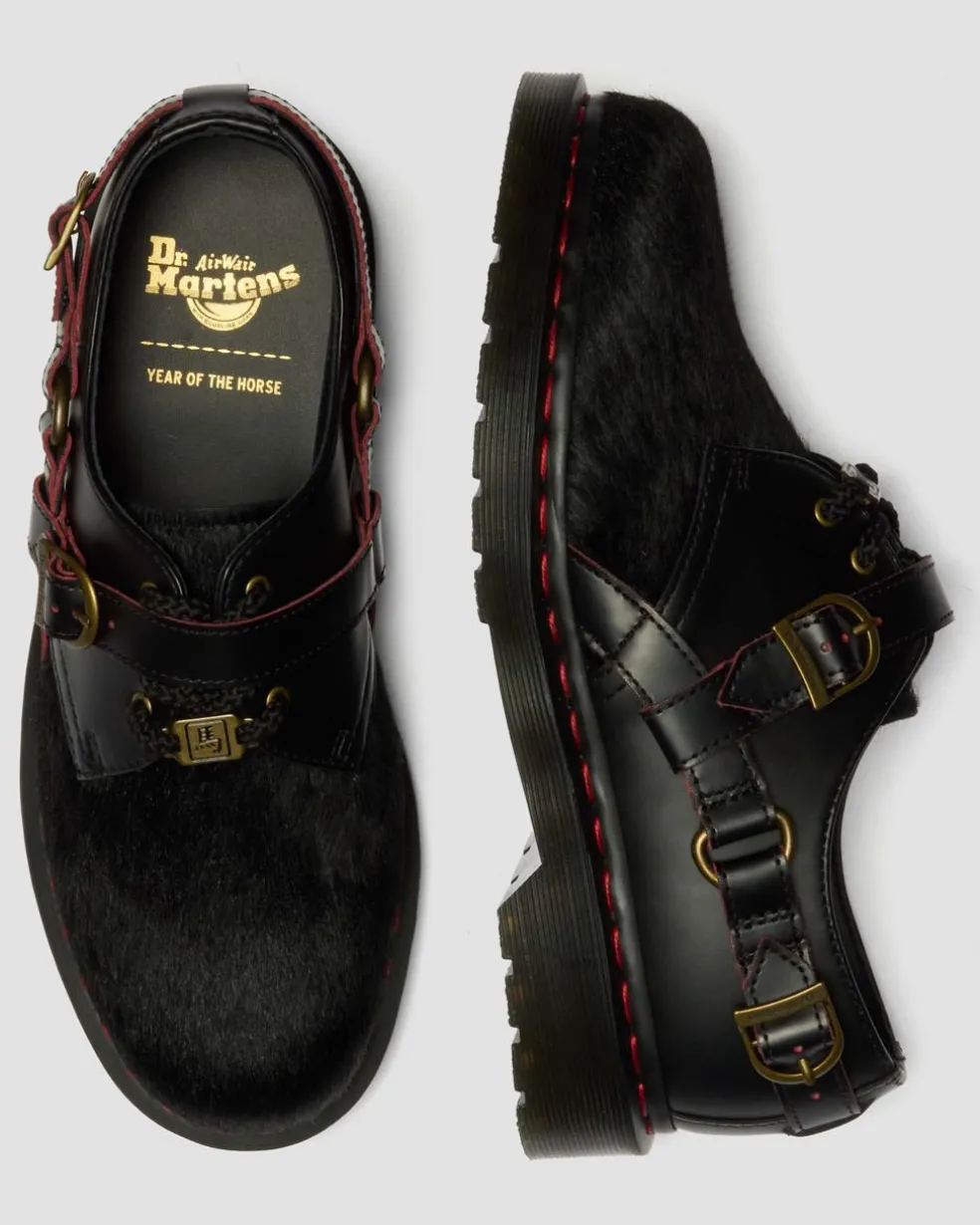 1461 Year Of The Horse Leather Shoes in Black