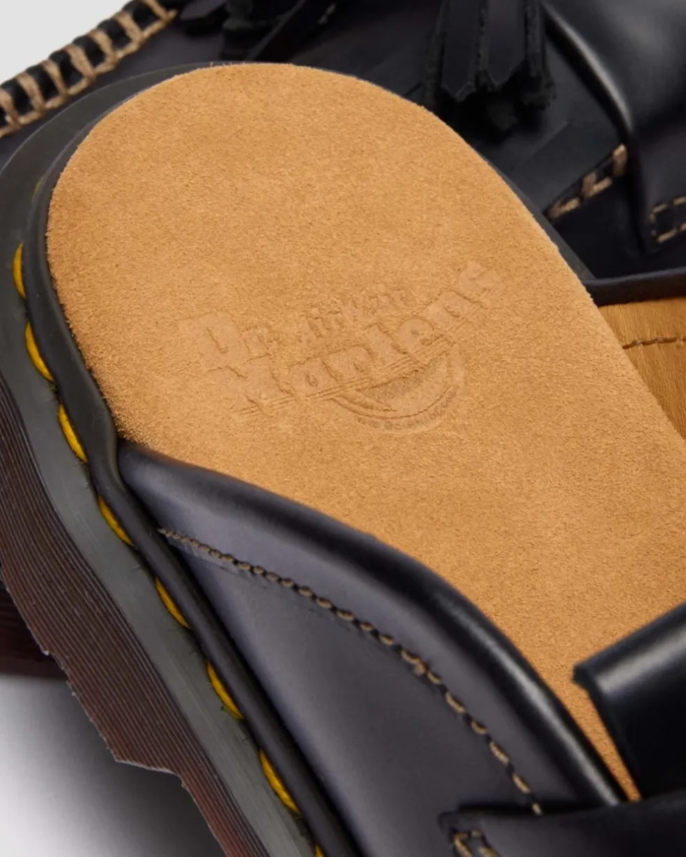 Adrian Leather Mules in Black