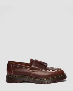 Adrian Orleans Leather Tassel Loafers in Butterscotch