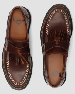 Adrian Orleans Leather Tassel Loafers in Butterscotch